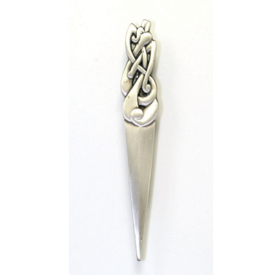 Serpent kilt pin made in pewter. Scottish Treasures