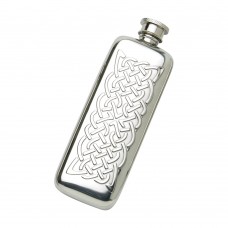Pewter book flask with celtic knots. Made in England. Scottish Treasuers