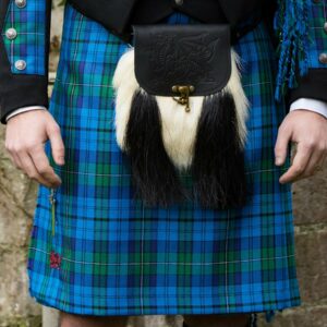 Welsh cilt/kilt with stunning made in Wales sporran