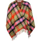 Bruce of Kinnaird lambswool ruana/serape. Made in Scotland. Scottish Treasures