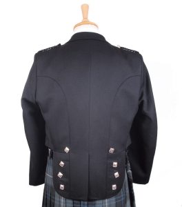 Back image of tails on Prince Charlie Jacket