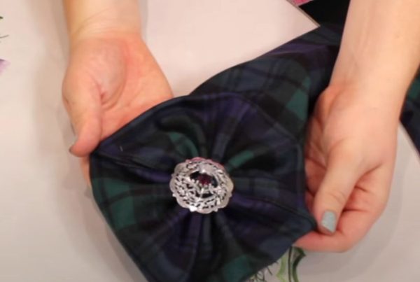how to create a stunning scottish rosette