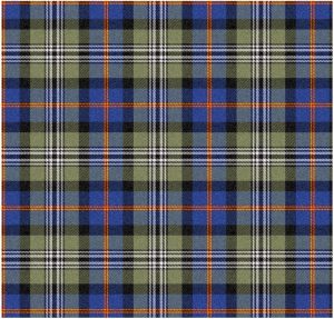 Clan Logan Society International, Inc. 21st Century tartan. Woven in Scotland and ready for making a kilt. Scottish Treasures