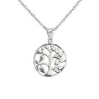 Tree of Life Celtic Pendant, 925 Silver, adjustable 16-18 inch chain. Comes gift boxed. Scottish Treasures