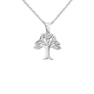 Tree of Life Pendant, Silver, with adjustable 16-18 inch chain. Scottish Treasures